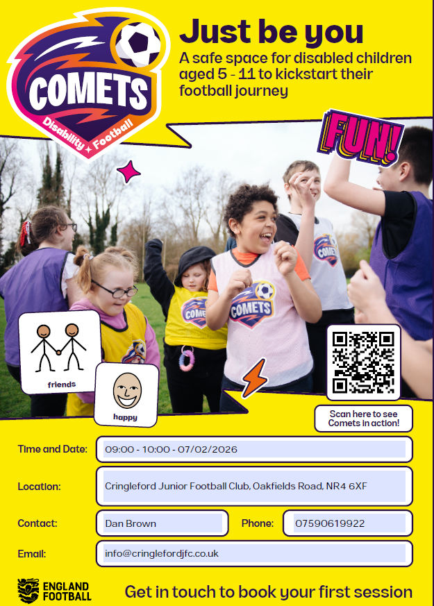 Cringleford Comets Coaches