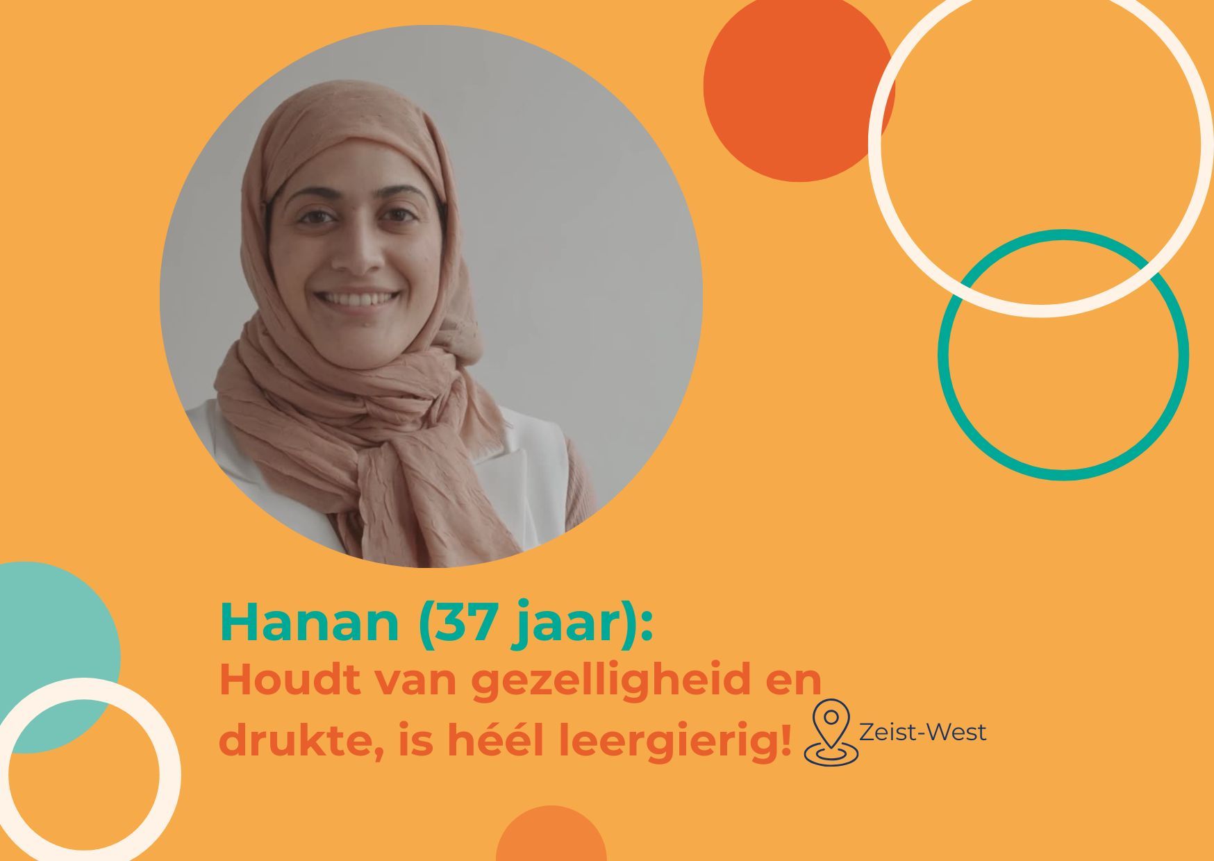 Heb jij een uurtje voor Hanan? 