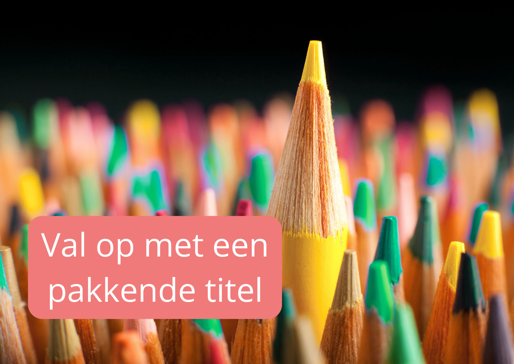 Pakkende titel voor je vrijwilligersvacature