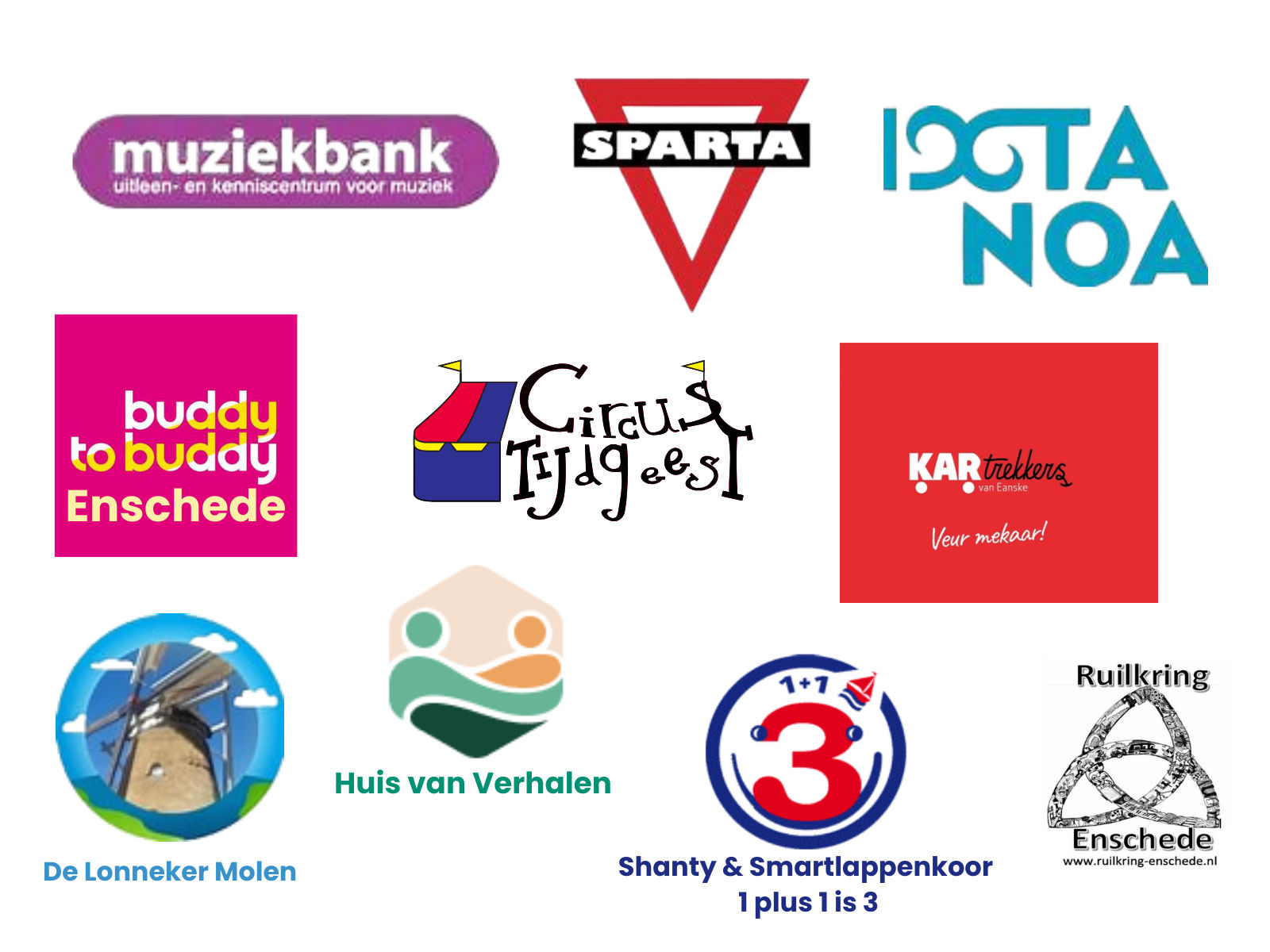 genomineerden voor de Enschedese Vrijwilligersprijs 2025