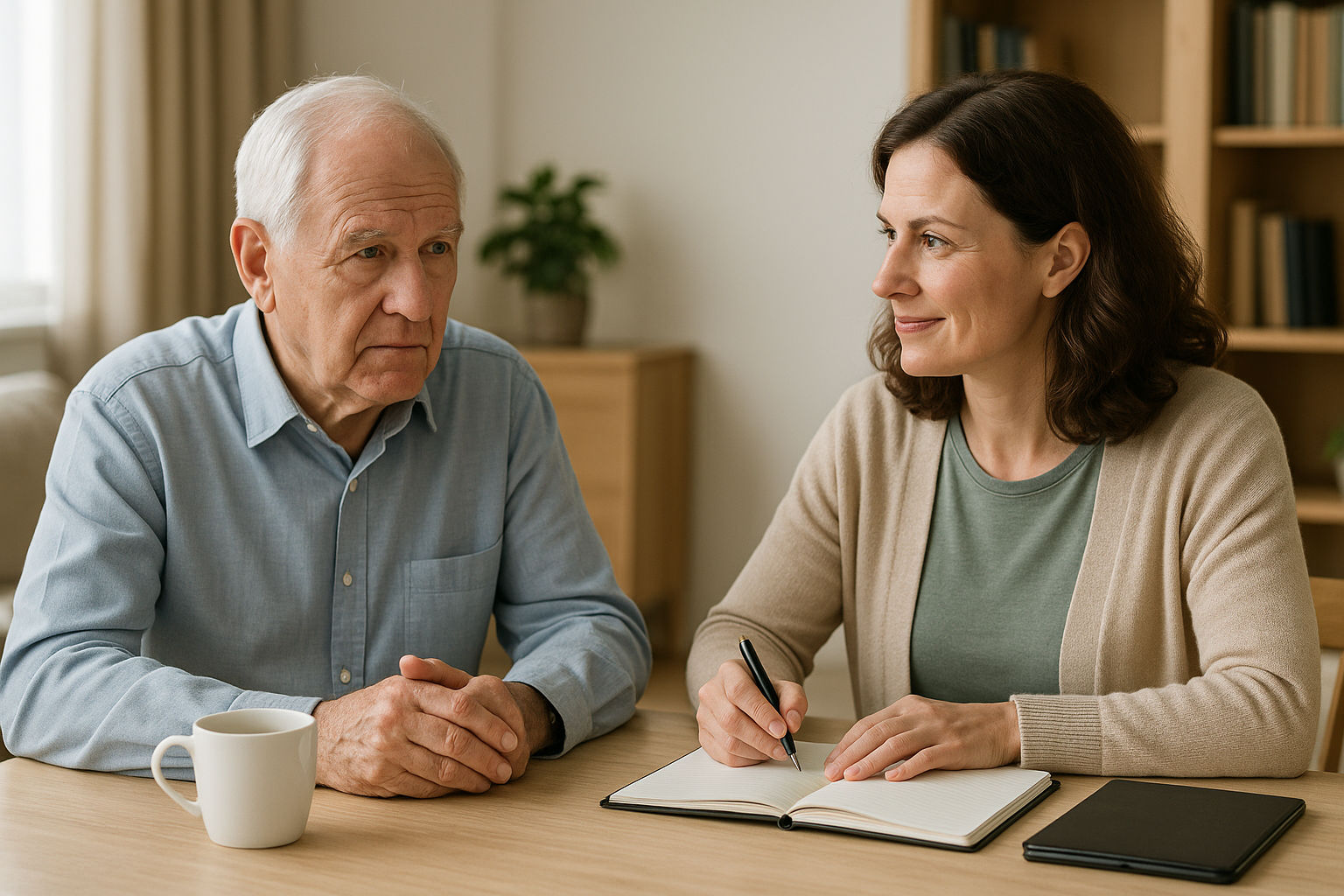 Help mensen met dementie hun sociale netwerk te versterken. 