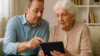 📱 Help een oudere op weg met de tablet