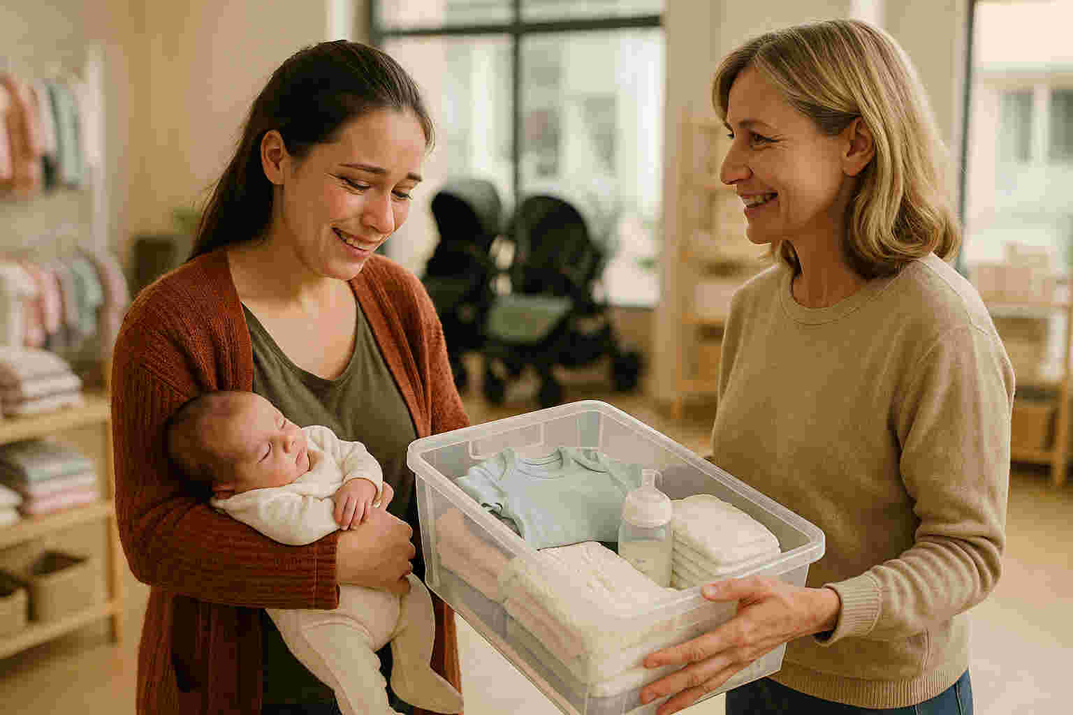 Jij helpt de schappen vullen met kansen — voor baby’s die bijna niets hebben.
