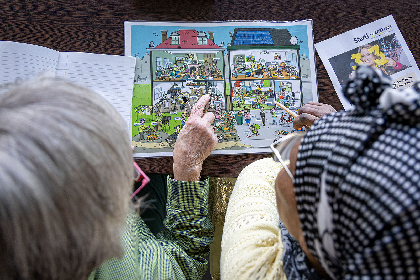 Taalvrijwilliger groepsles Nederlands Conversatie