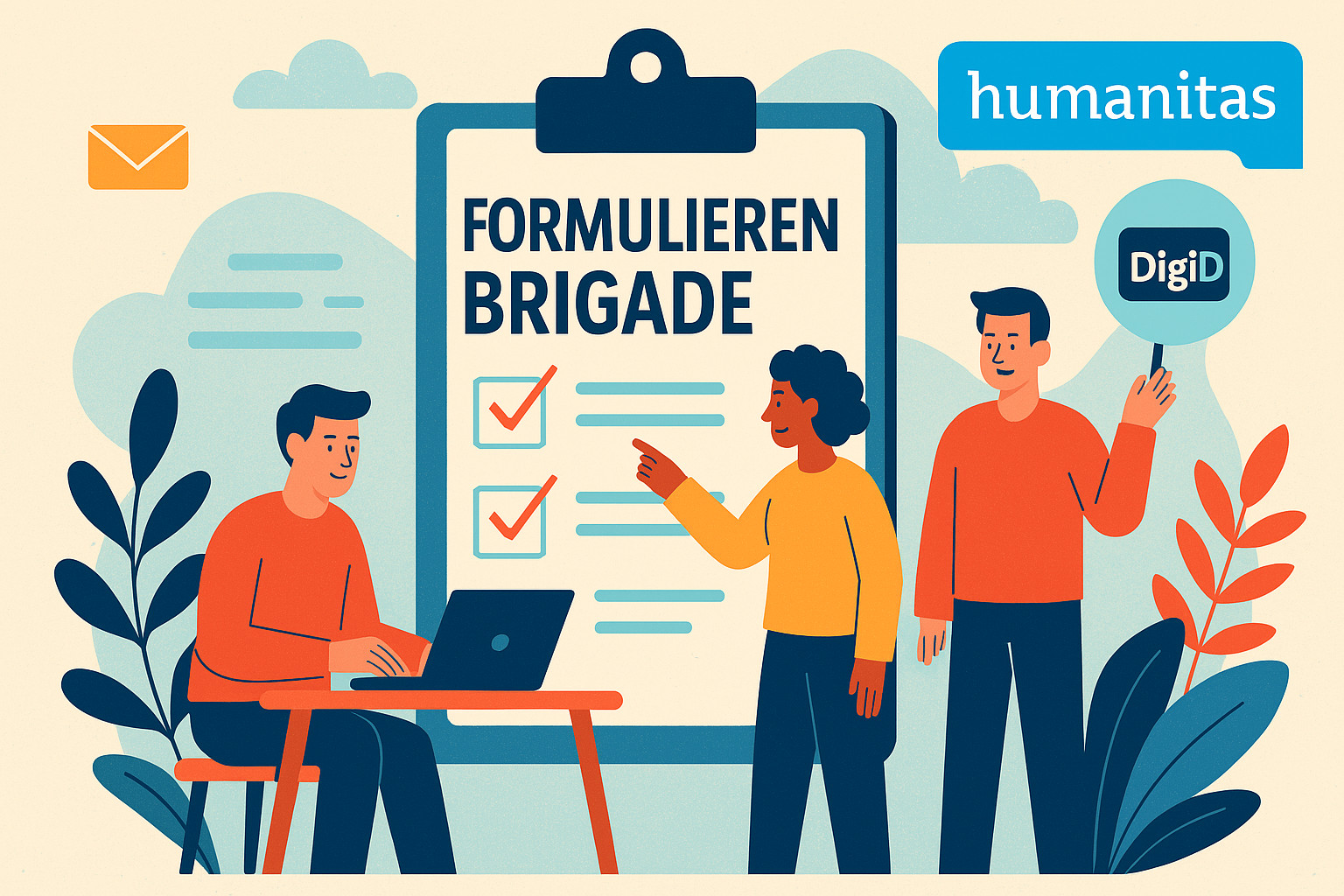Help jij mensen bij de uitleg en het invullen van formulieren?