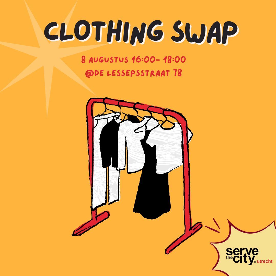 Doe mee met onze clothing swap op 8 augustus