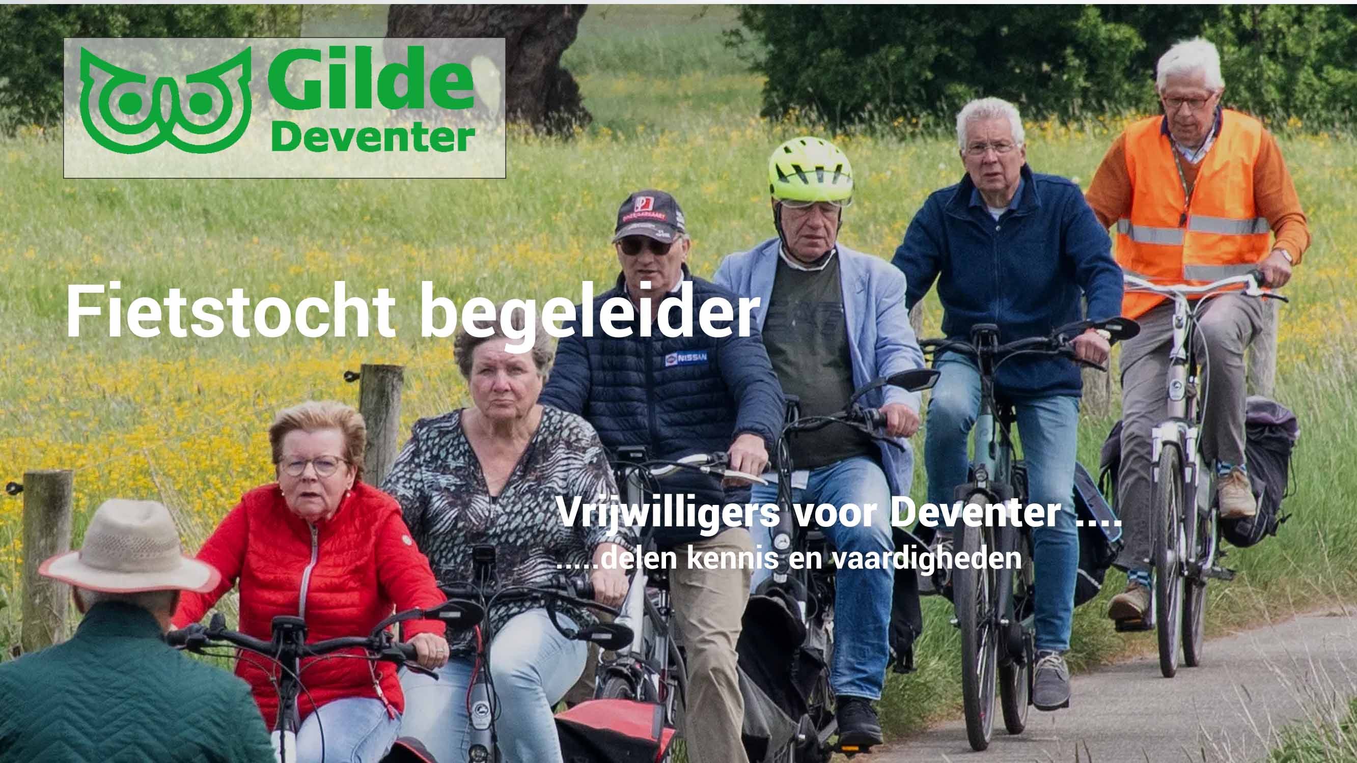 Fietstocht begeleider Gilde Deventer