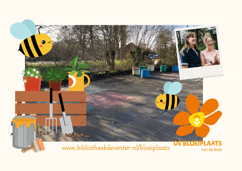 Laat het (school)plein van Kindcentrum Kleurrijk & onze pop-up weer bloeien!