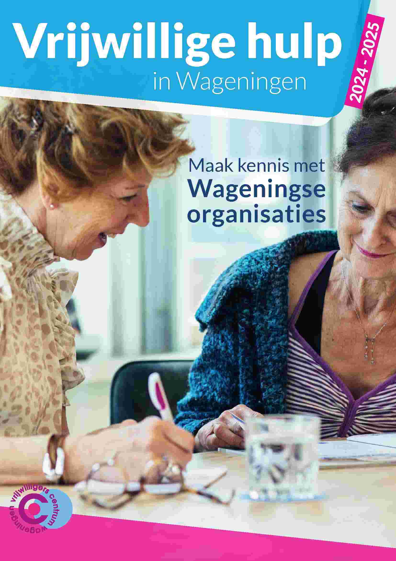 Afbeelding van de voorkant van het Handboek Vrijwilliger Hulp in Wageningen