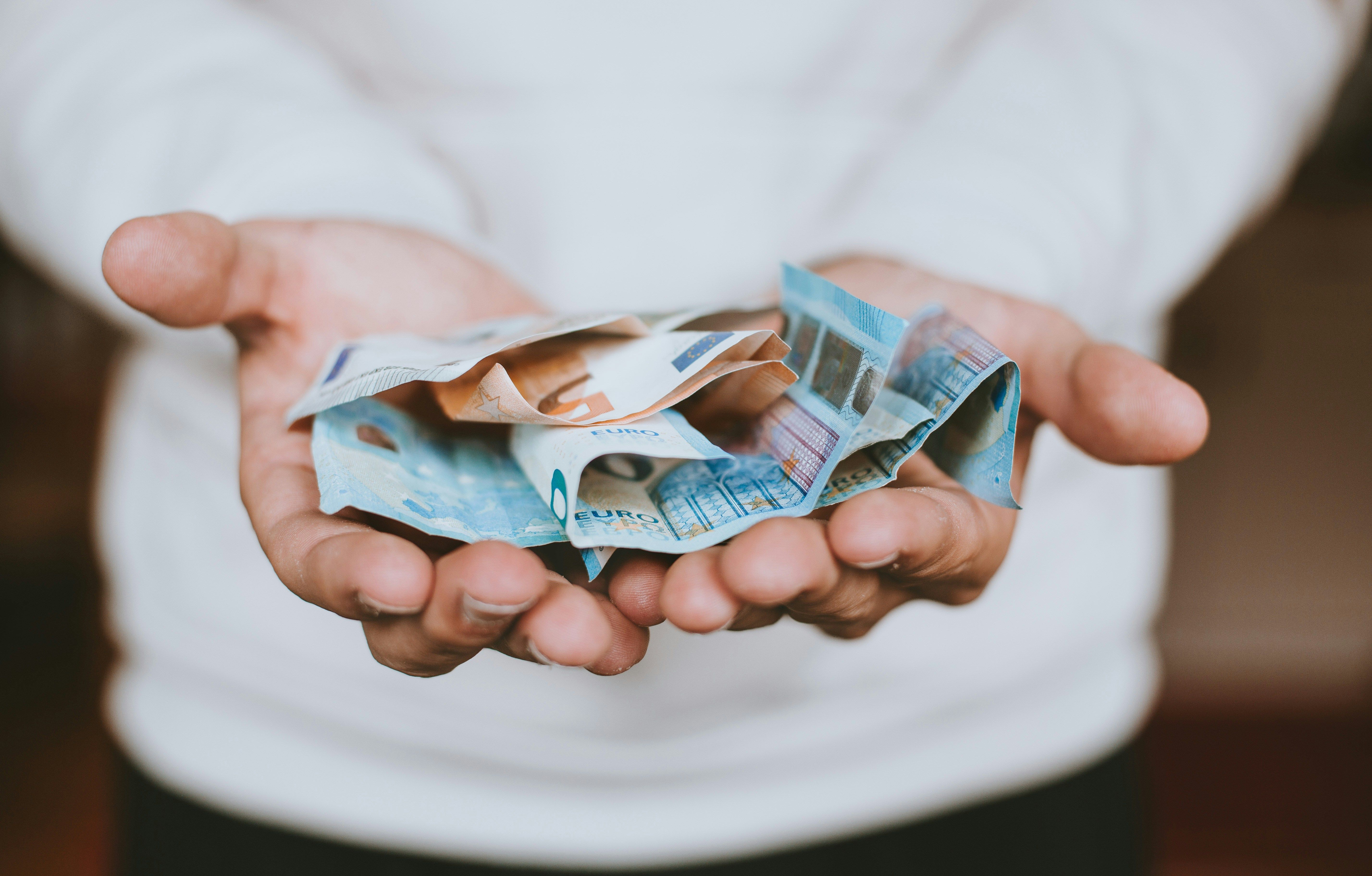 Cash donations from a collect