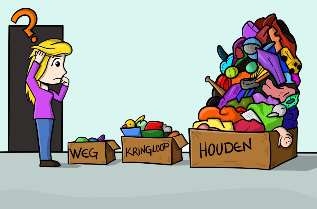 Inwoonster helpen met recyclen