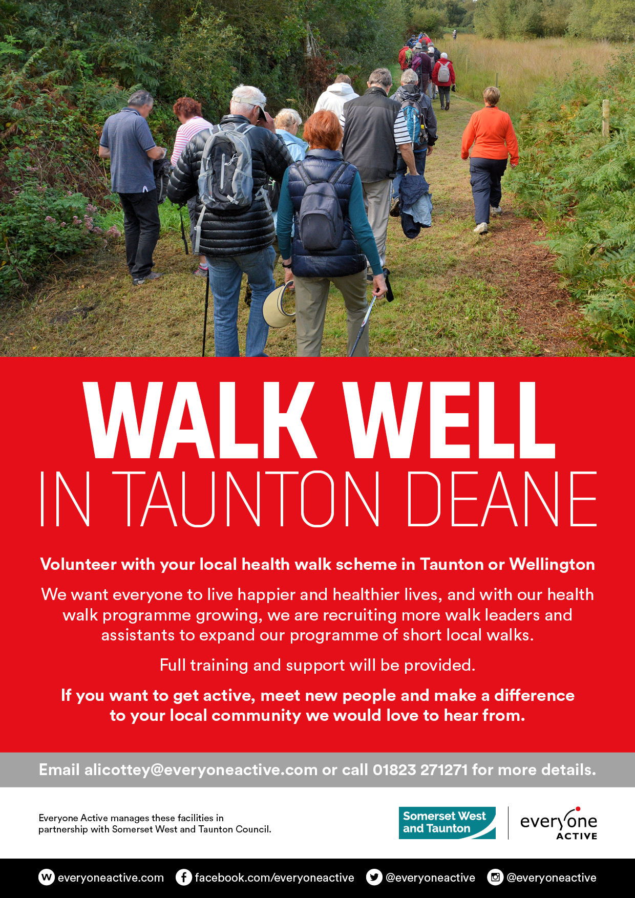 Walk Well in Taunton Deane  -  Everyone Active