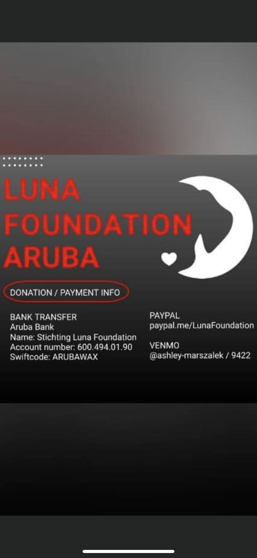 Luna foundation Aruba