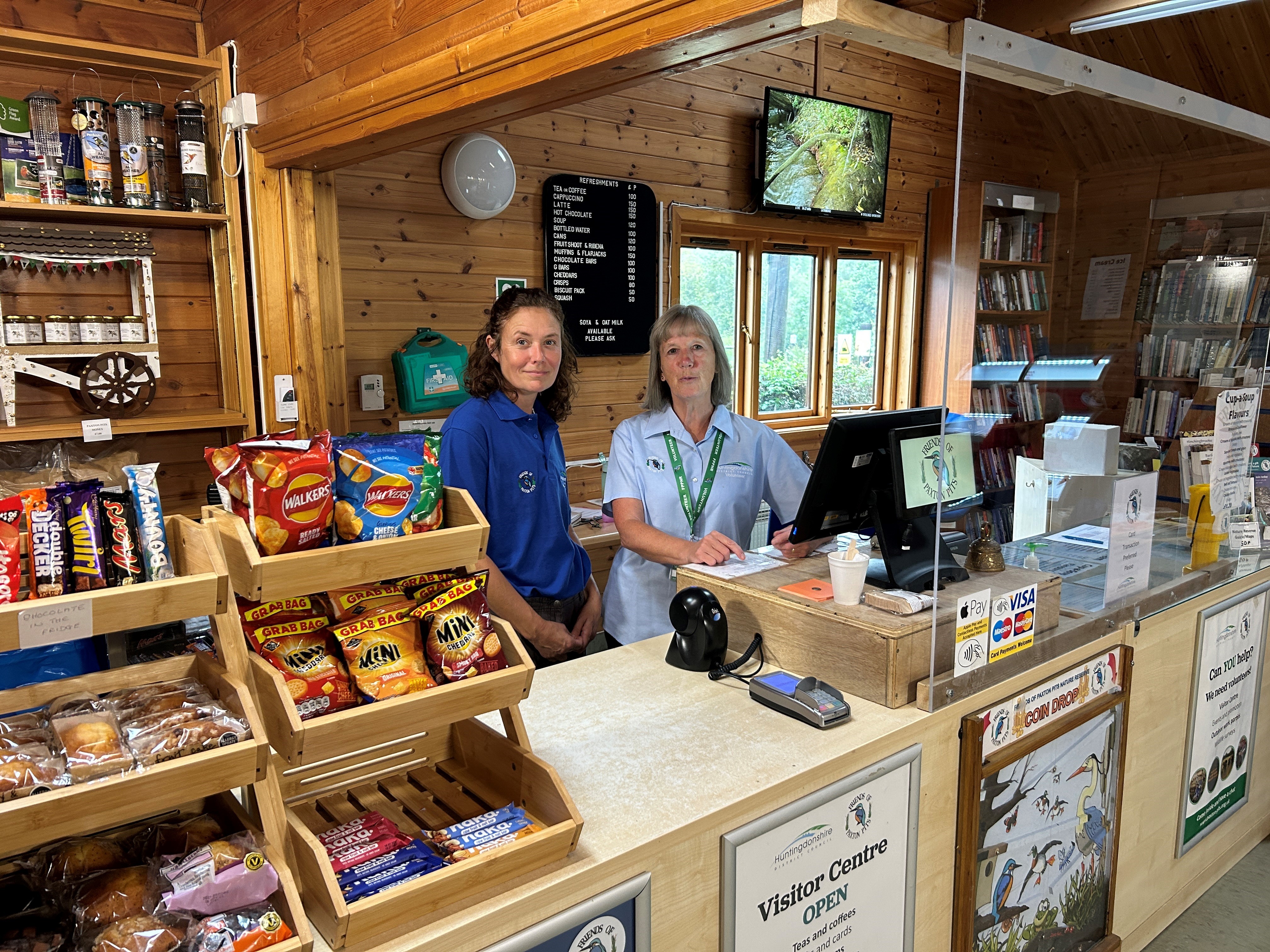 Visitor Centre Volunteer Paxton Pits Nature Reserve Morning