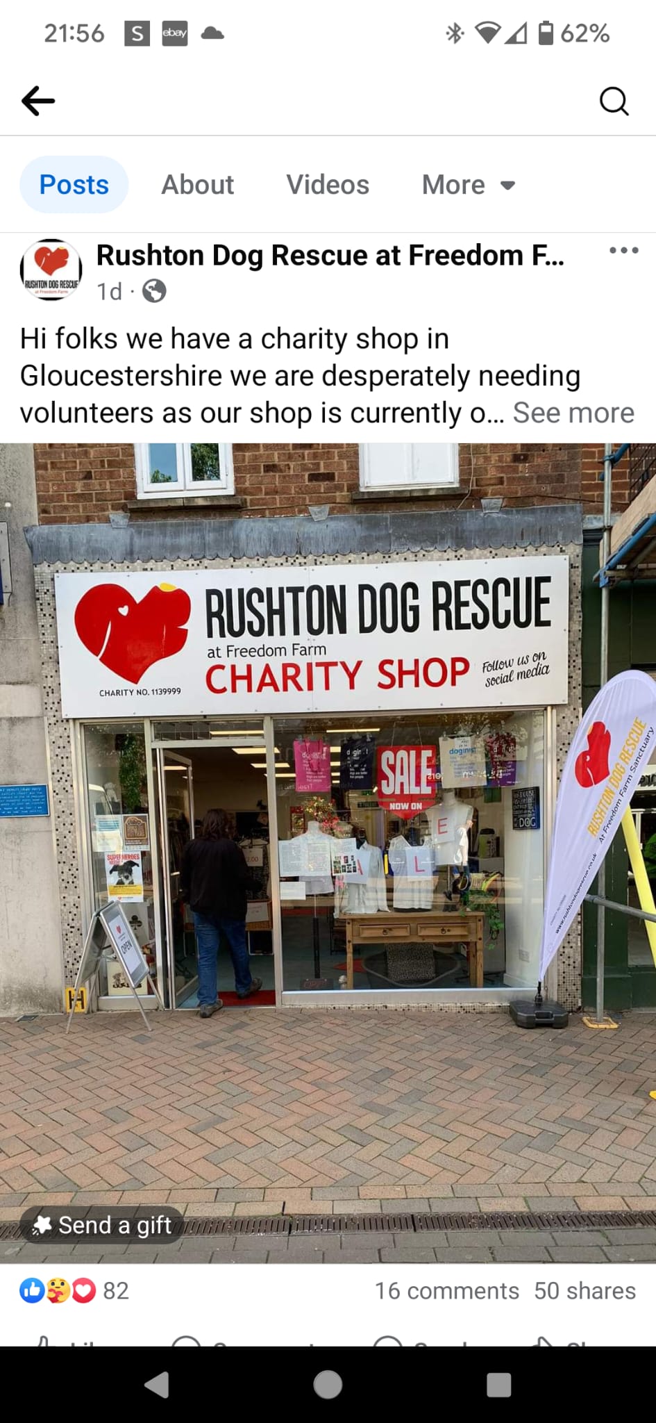 Rushton Dog Rescue Charity Shop