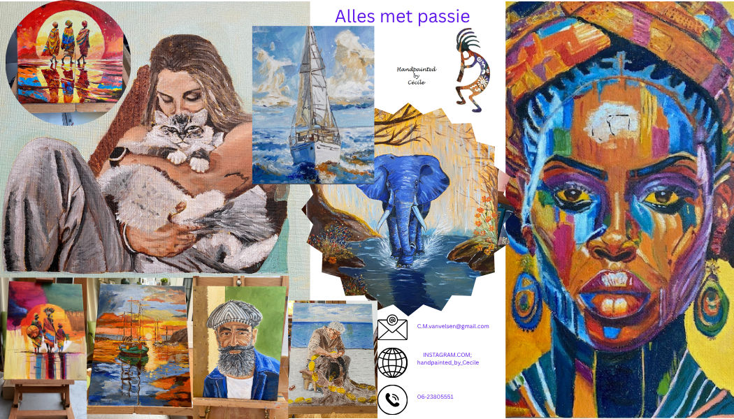 Handpainted by Cécile