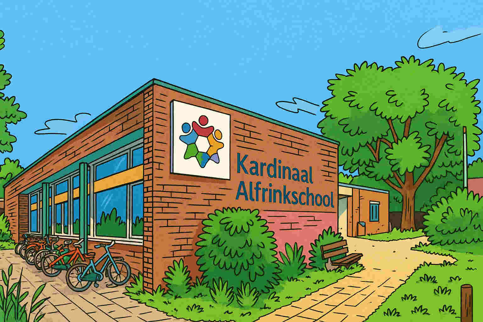 Help with creative lessons at the Kardinaal Alfrink School