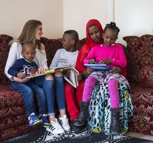 Zijn jullie dat gezin in de binnenstad van Deventer? 