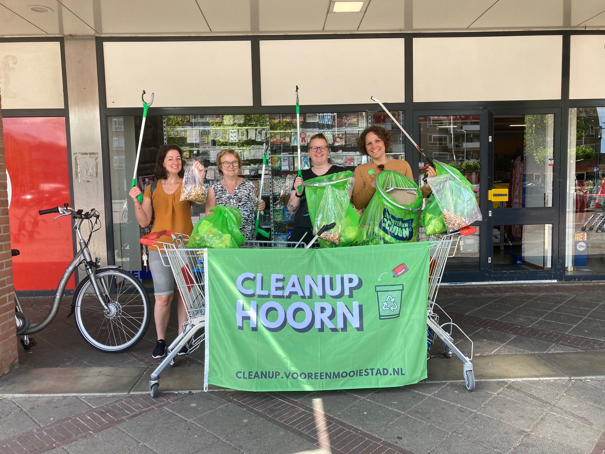 CleanUp Hoorn zwerfafval opruimen Hoorn Kersenboogerd