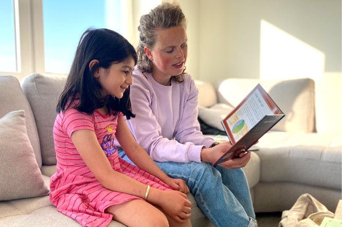 Taalmaatje voor een meisje uit groep 3