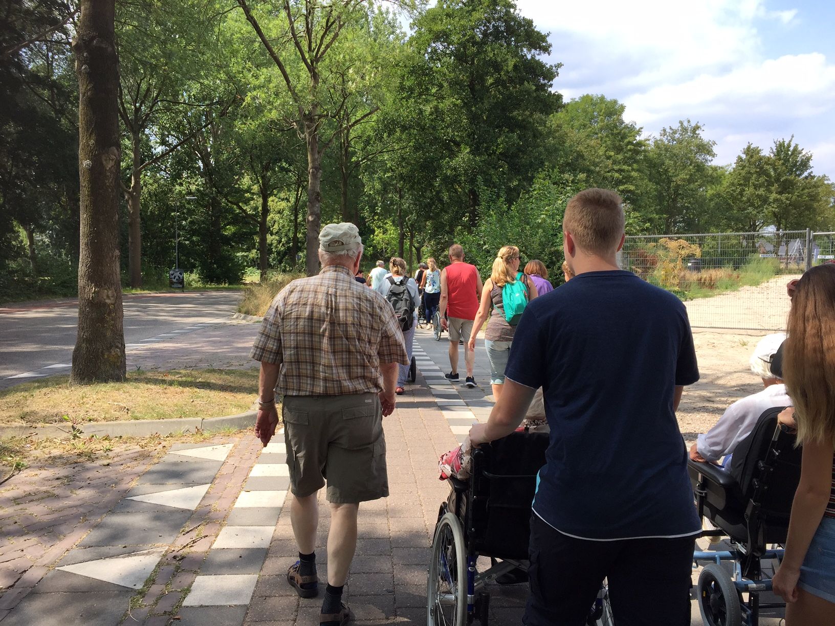 Rolstoel 3-daagse help ze genieten!