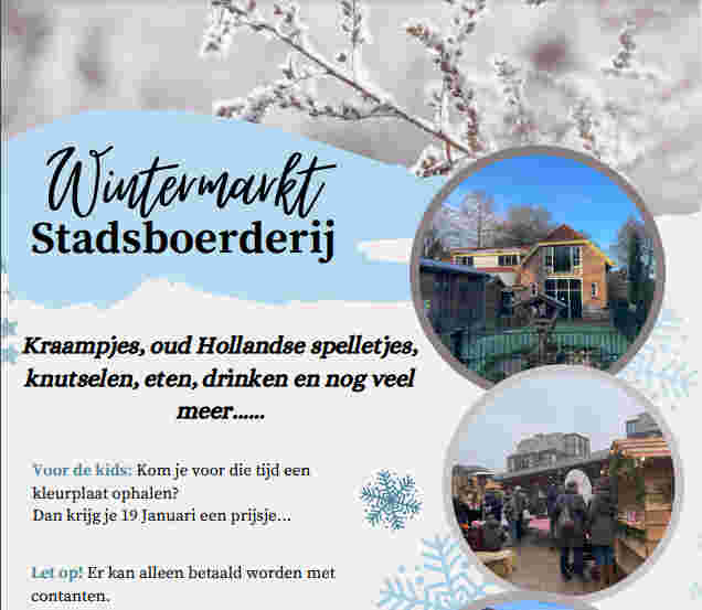 Hulp Wintermarkt Stadsboerderij
