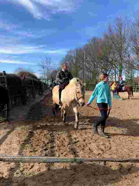 Vrijwilliger gezocht: begeleid Marnix naar paardrijles! 🐎