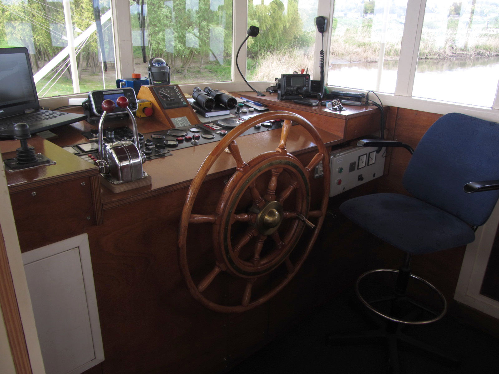 Skipper on The Blue Beaver