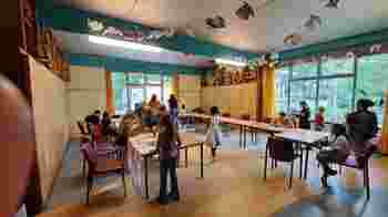 Volunteer children's cooking club