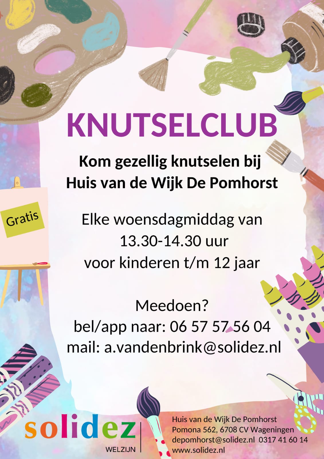 Volunteer craft afternoon