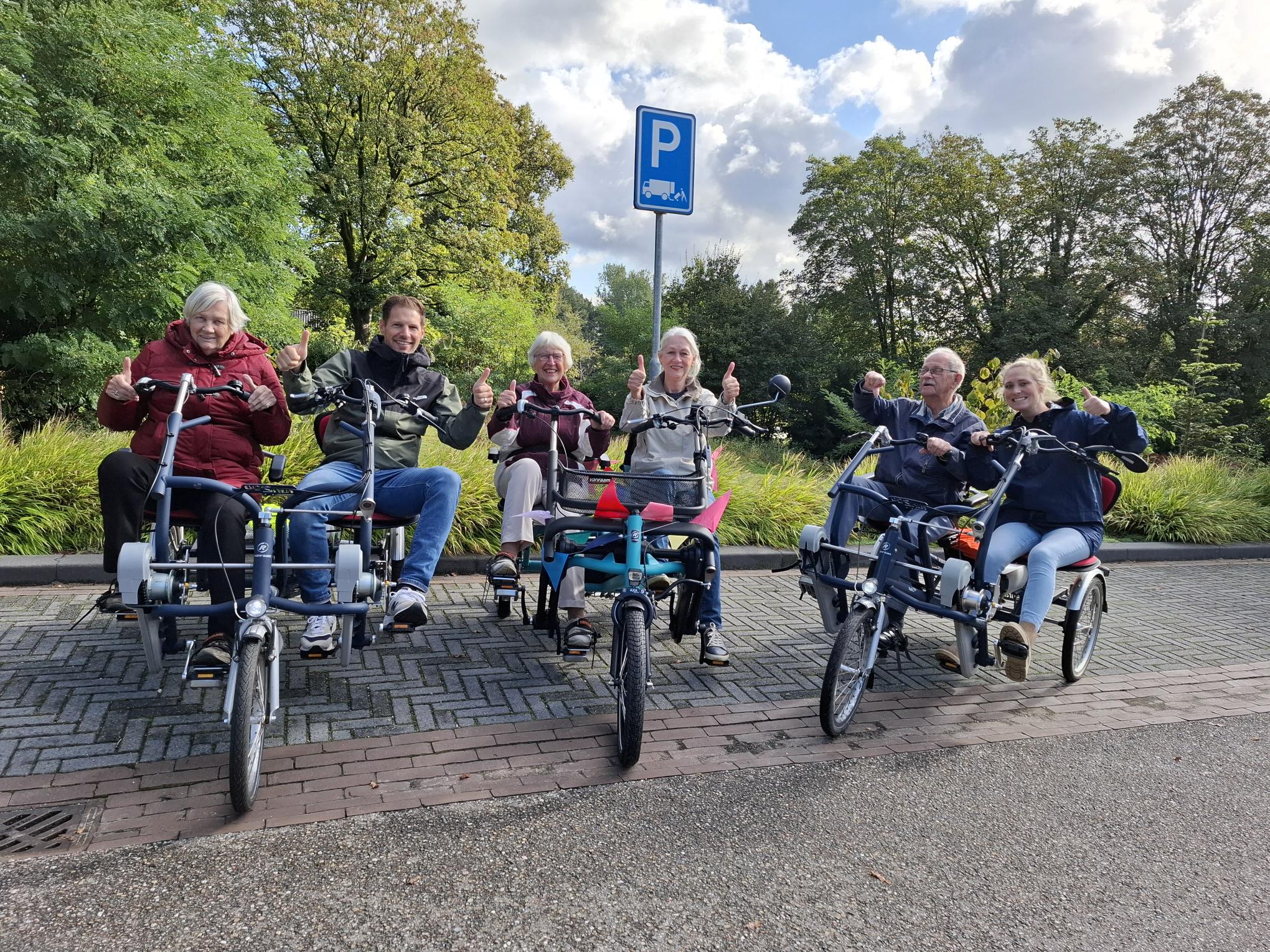 Samen fietsen op de duo-fiets