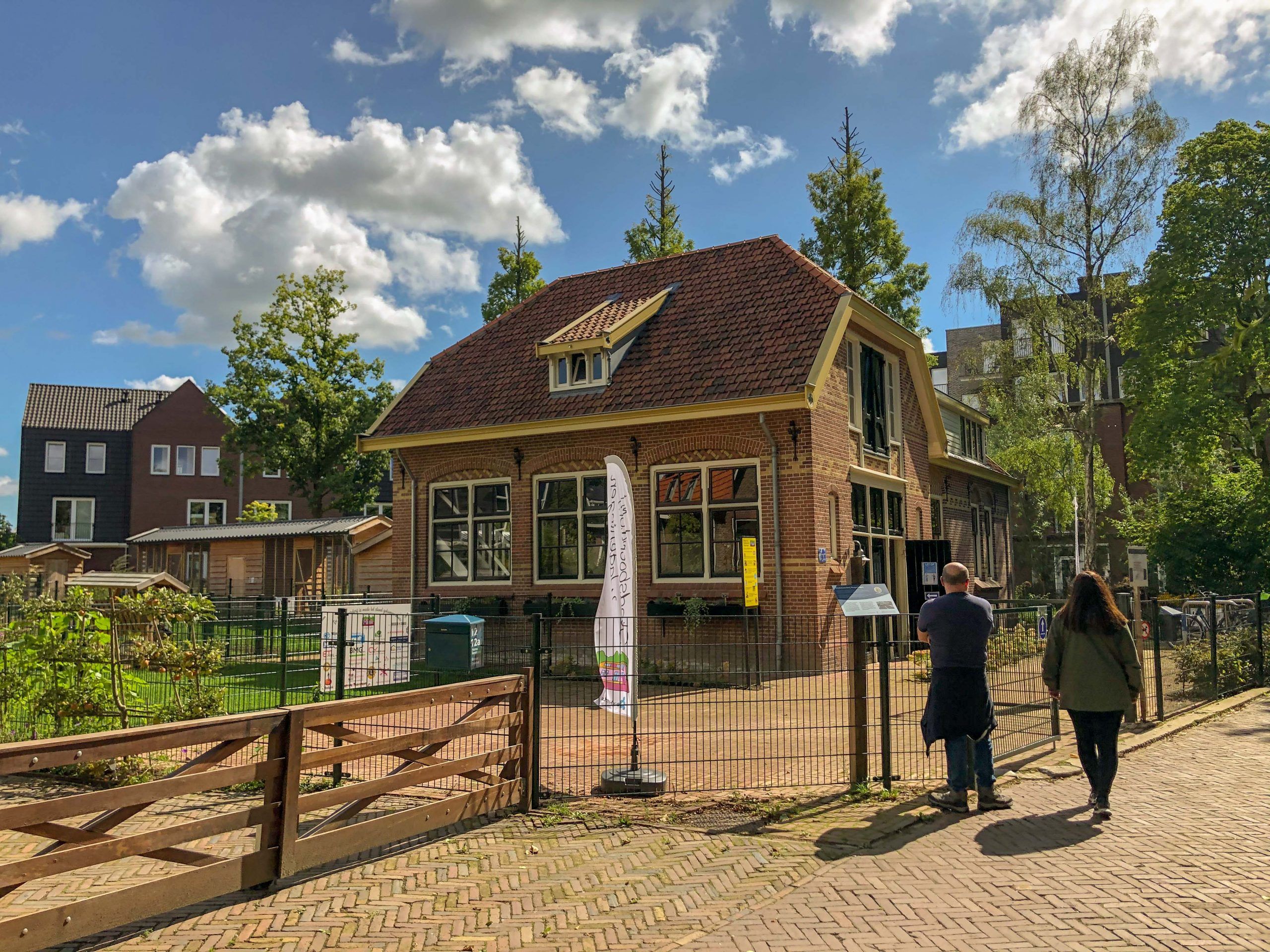 Lekker buiten werken bij de stadsboerderij