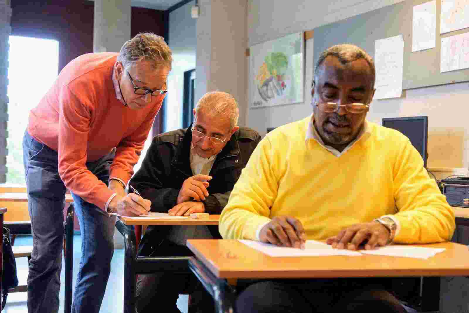 Docent Nederlands voor vluchtelingen.