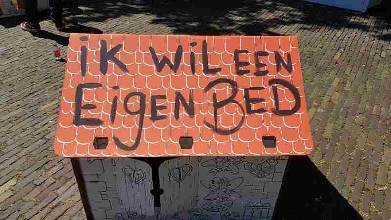 Outreachend werker dak- en thuisloze mensen