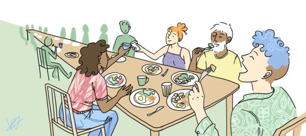 Maaltijdhulp gezocht voor het bereiden van een buurtmaaltijd in de Bolster