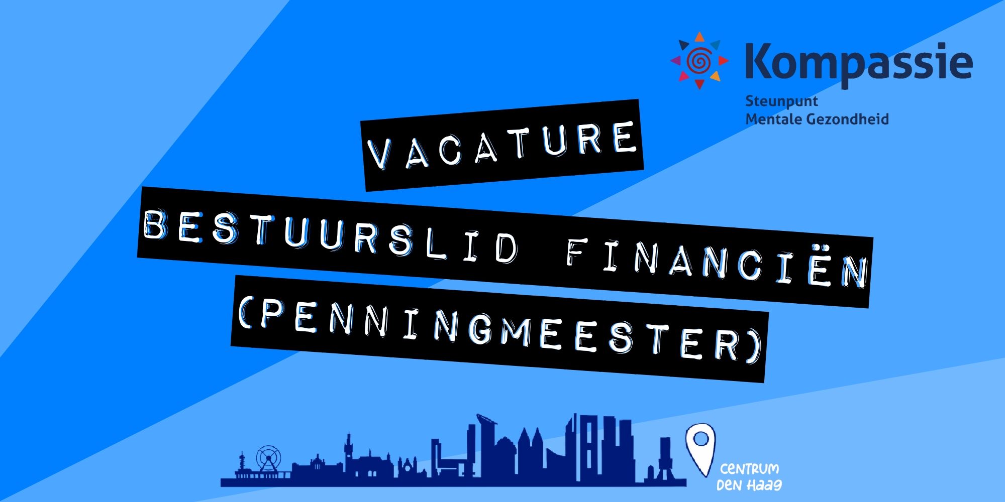 Vacature Bestuurslid Financiën (Penningmeester)