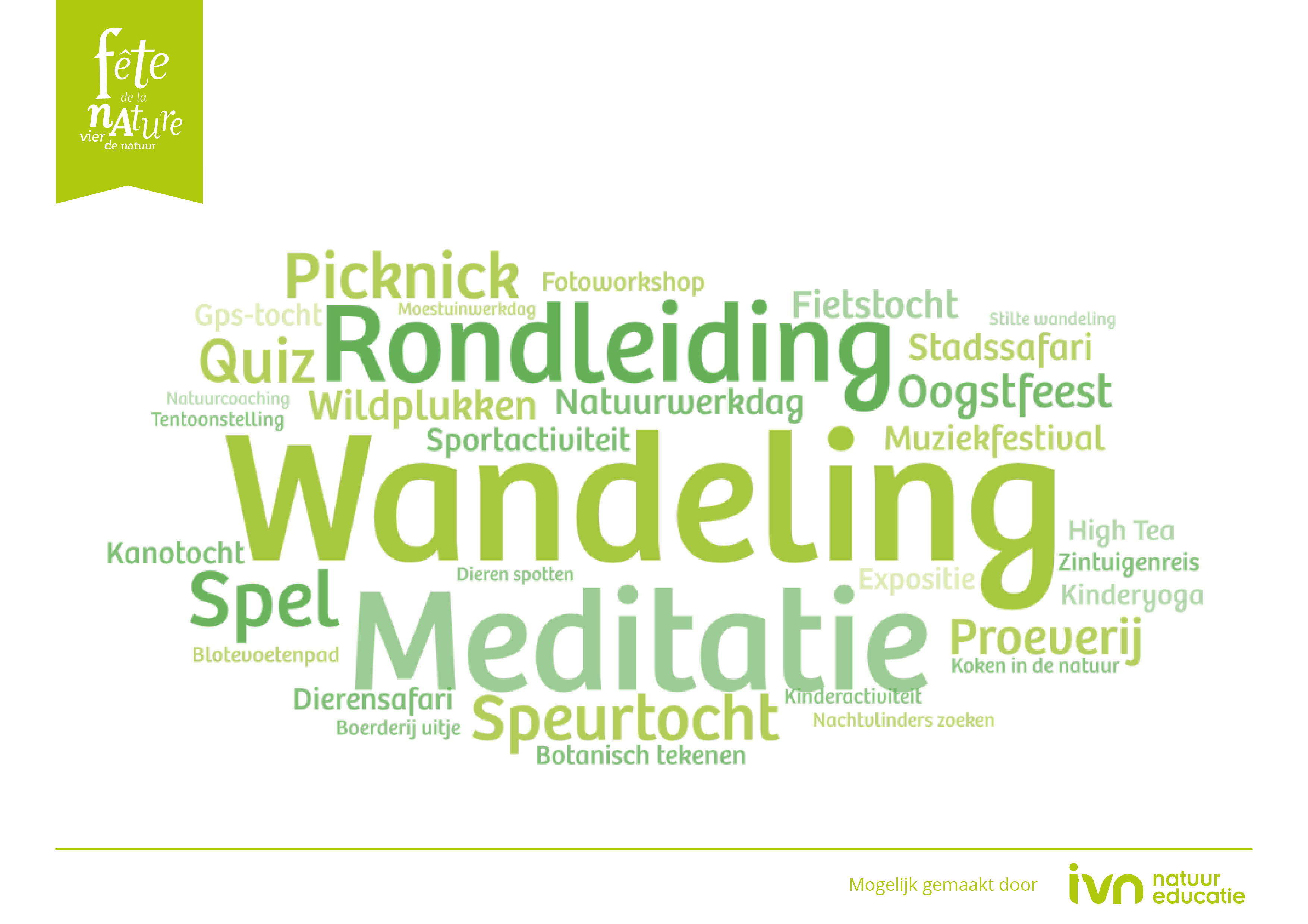 Organize your own nature party during 'Fête de la Nature'