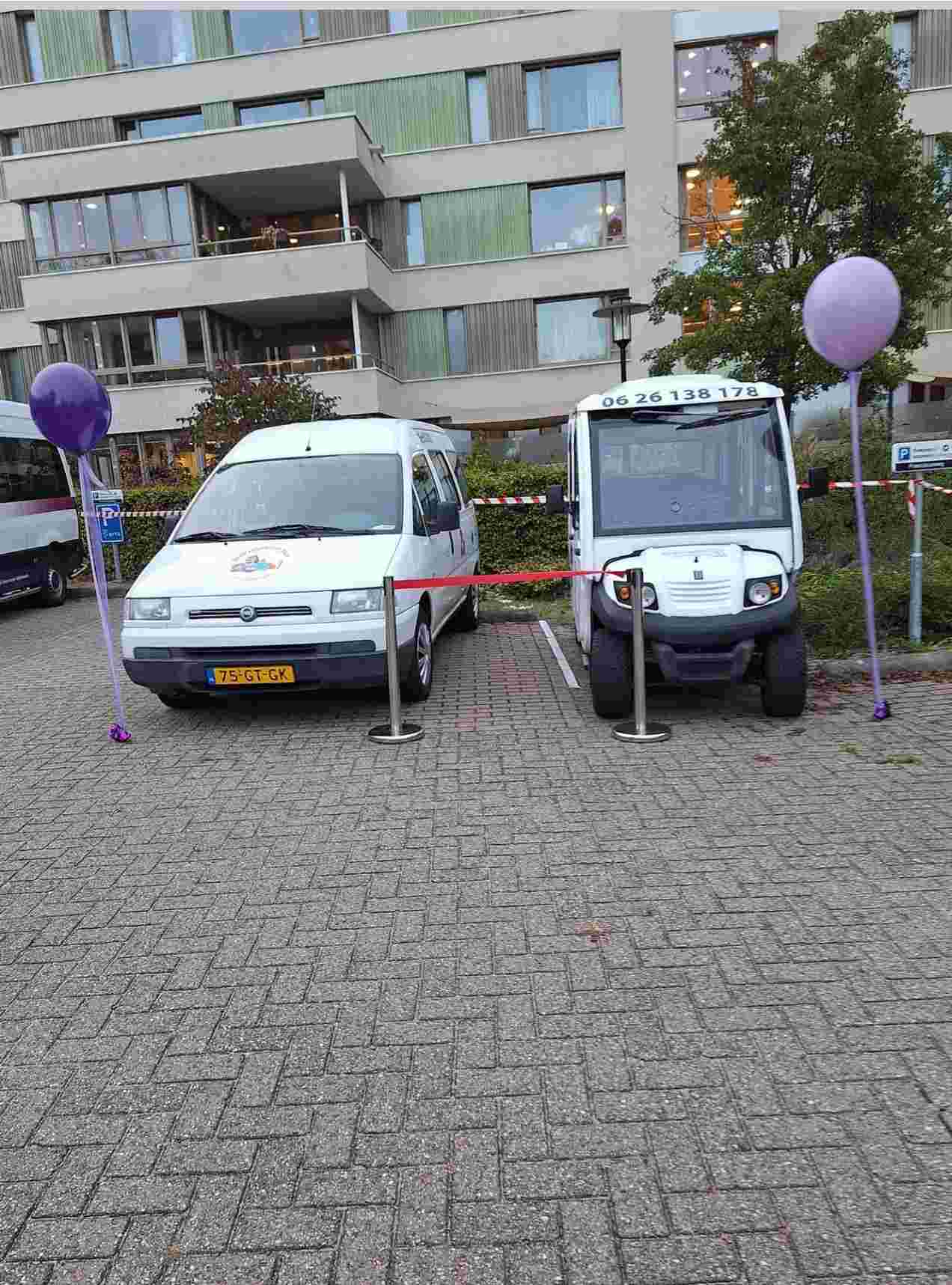 Telefoniste voor de Buurtmobiel On tour