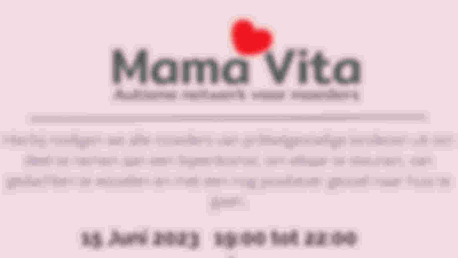 Mama Vita Juni Autisme netwerk voor moeders
