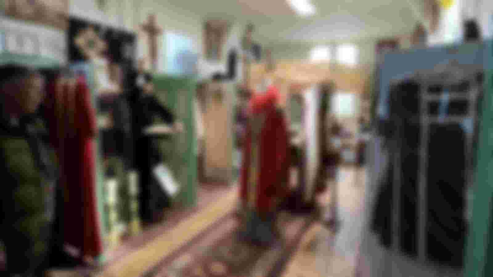 The treasury full of history in the OVL church