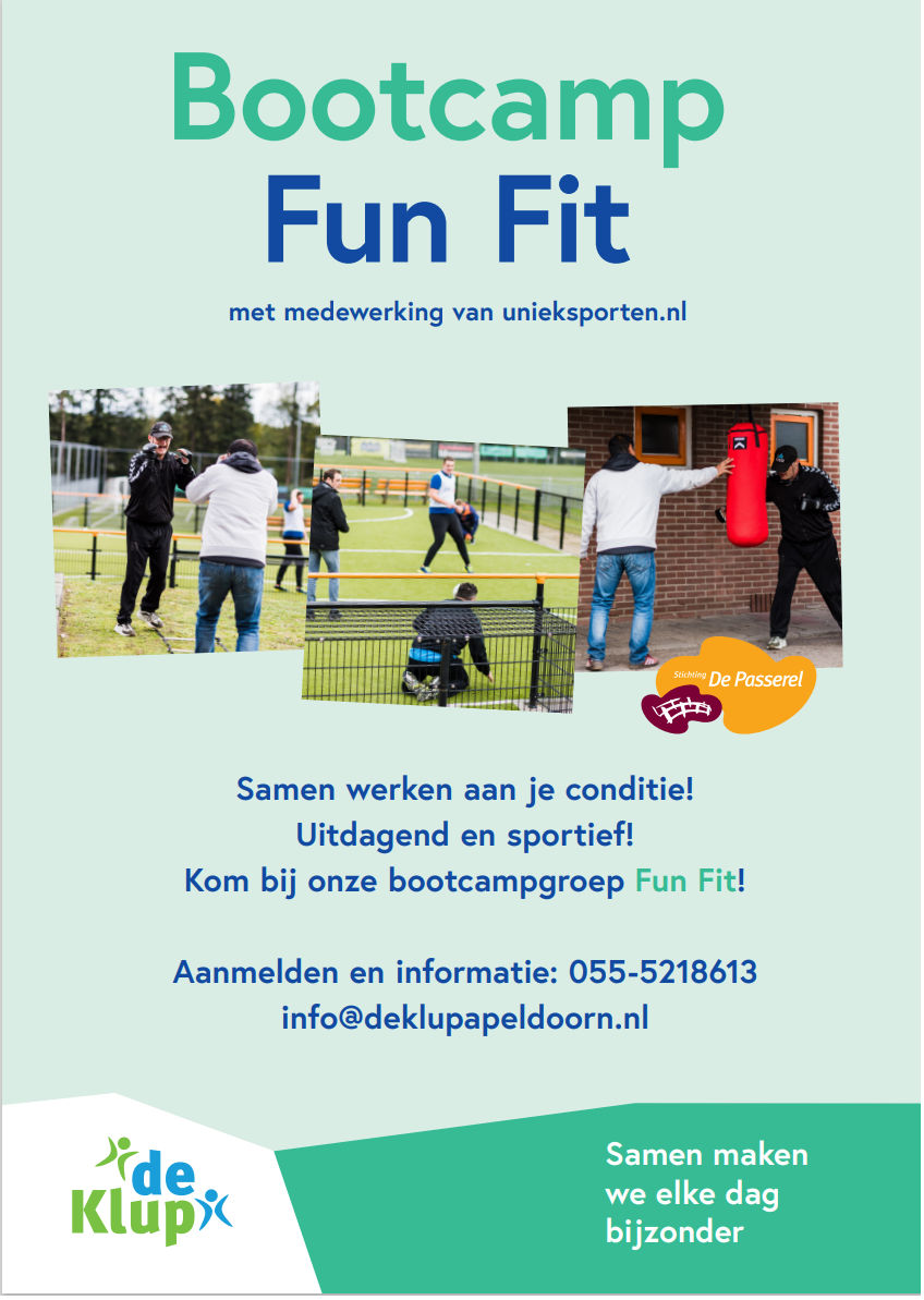 Enthousiaste en sportieve bootcamp vrijwilliger gezocht 