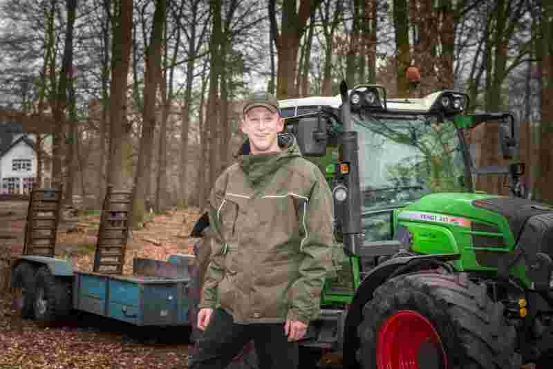 Bos- en natuurwerk op landgoed Woudhuizen