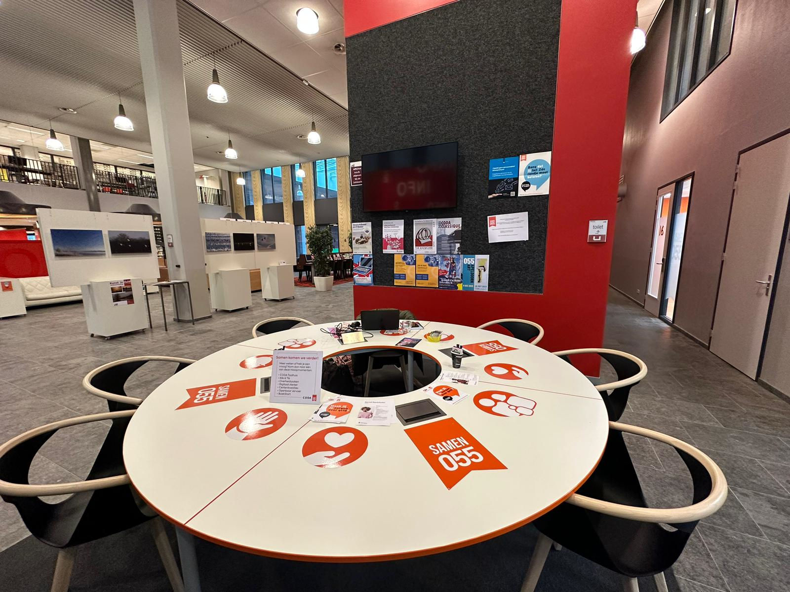 Vrijwilligers inloopspreekuren Samen055 locaties