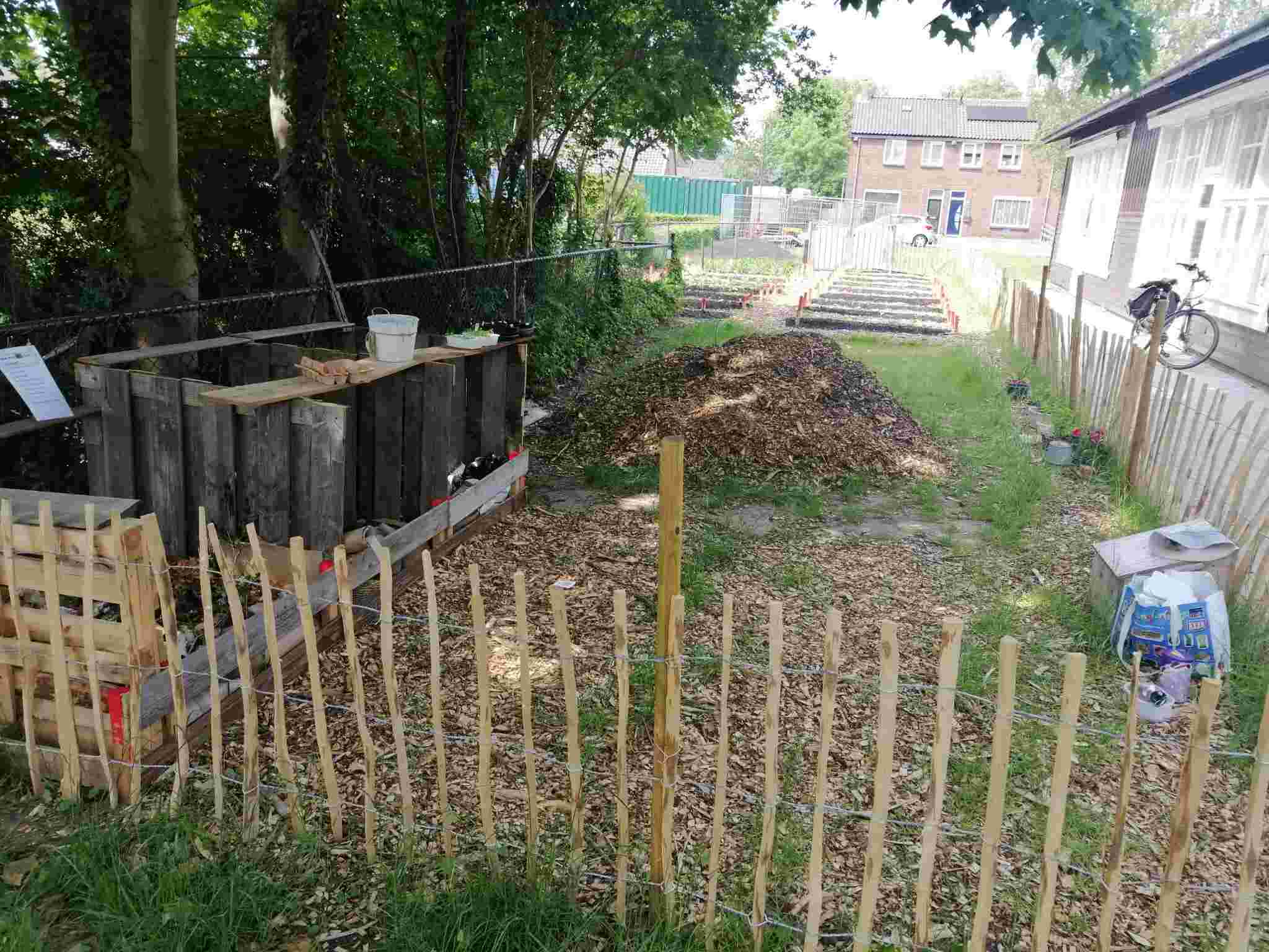 Moestuin vrijwilligers