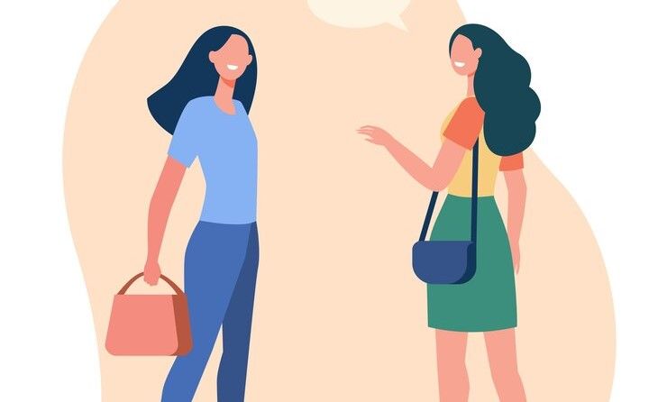        Een gezellige vrijwilligster   