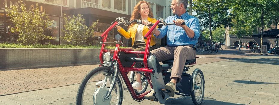 Maakt u een ritje met onze bewoners met onze Duo-Fiets?