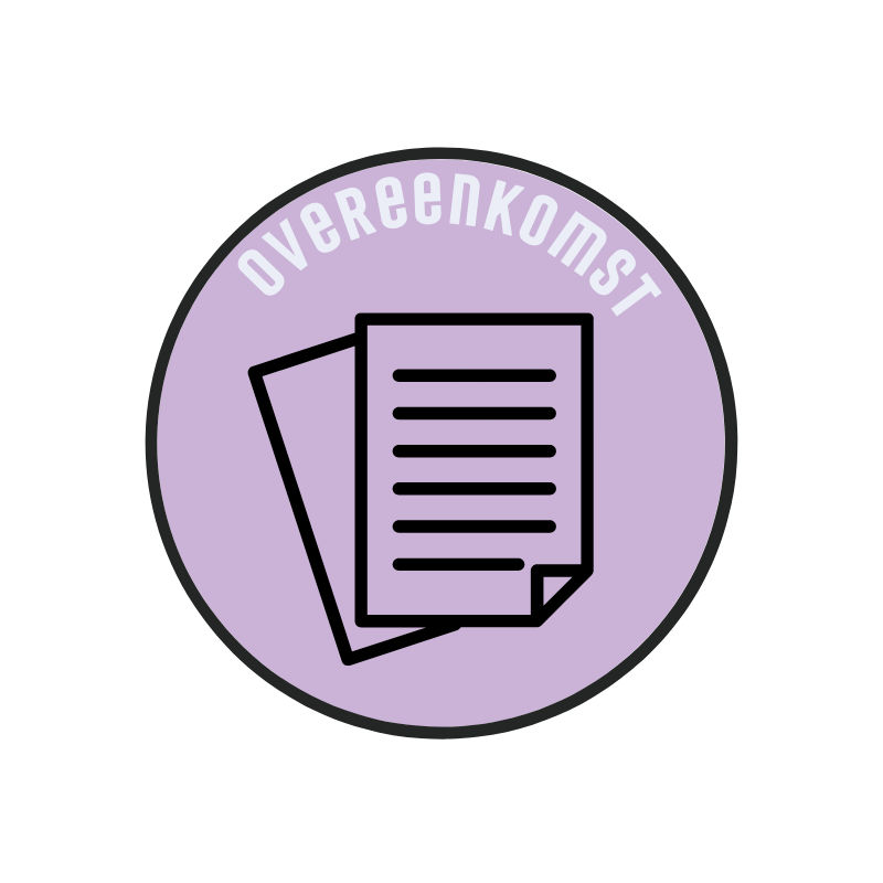 Vrijwilligersovereenkomst en intentieverklaring