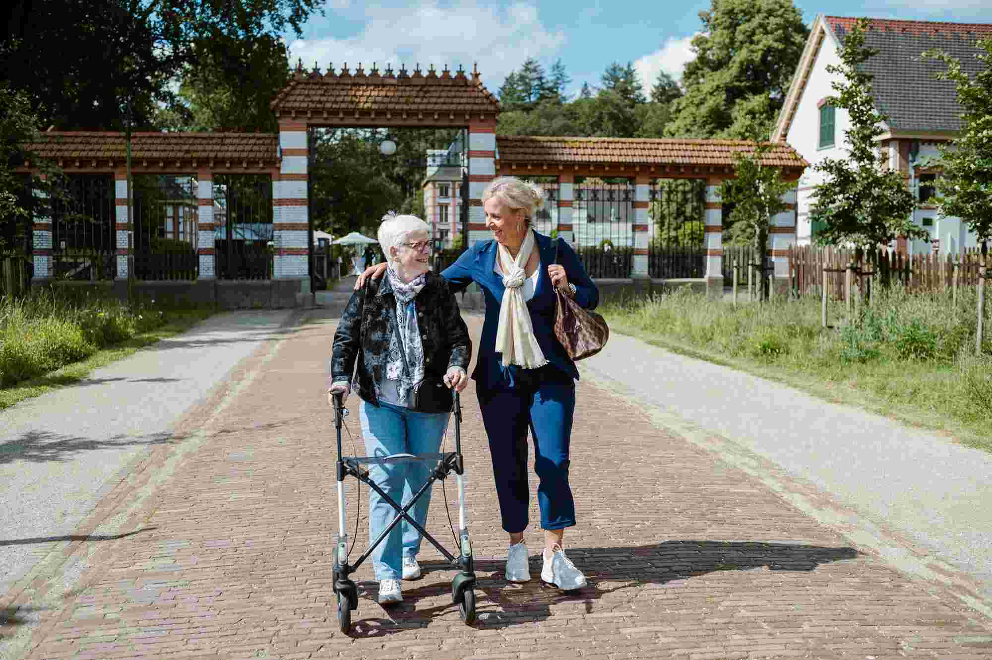 Aan de wandel & koffie drinken