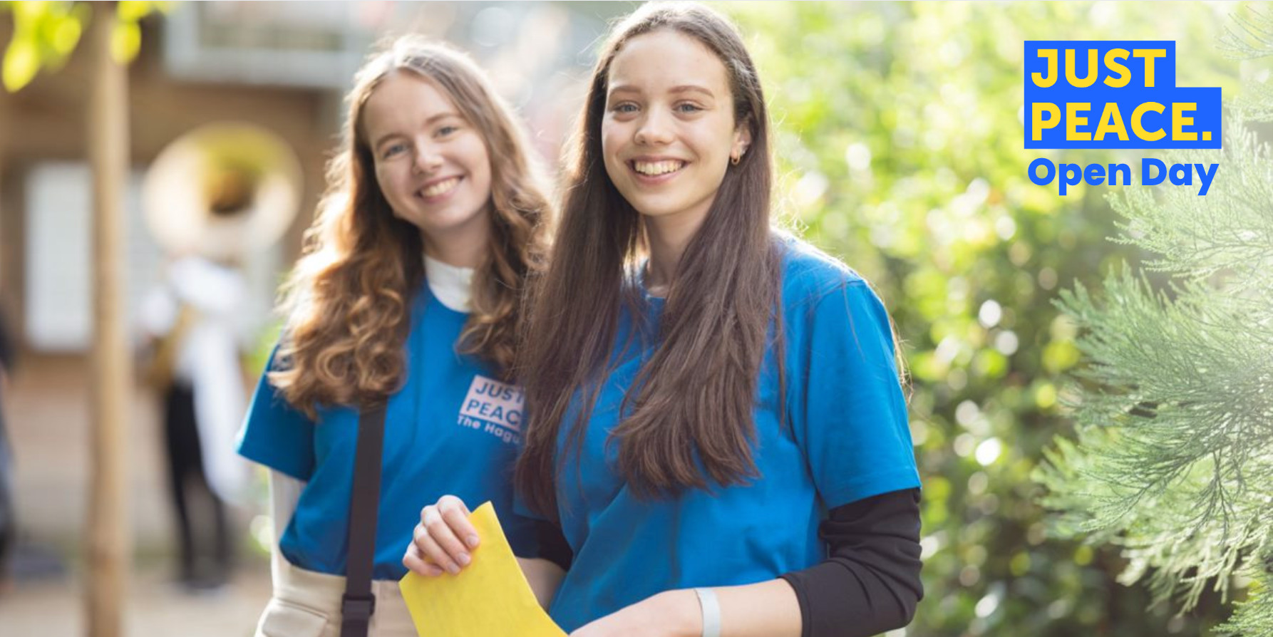 Tourguide at the Just Peace Open Day on September 24