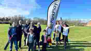 Group of people at Jackmans ParkPlay
